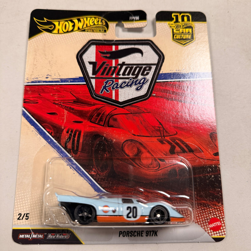 Hot Wheels Premium Car Culture Vintage Racing Porche 917K