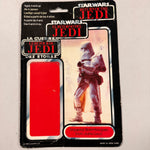 Star Wars Vintage Tri-Logo Backing Card ONLY (Cut Bubble) Imperial Snowtrooper (a)