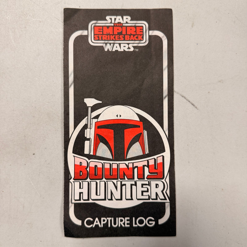 Star Wars Vintage Bounty Hunter Capture Log Leaflet