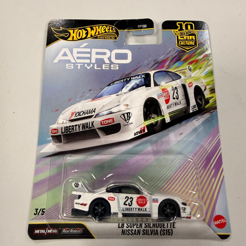 Hot Wheels Premium Car Culture Aero Styles LB Super Silhoutte Nissan Silvia (S15)