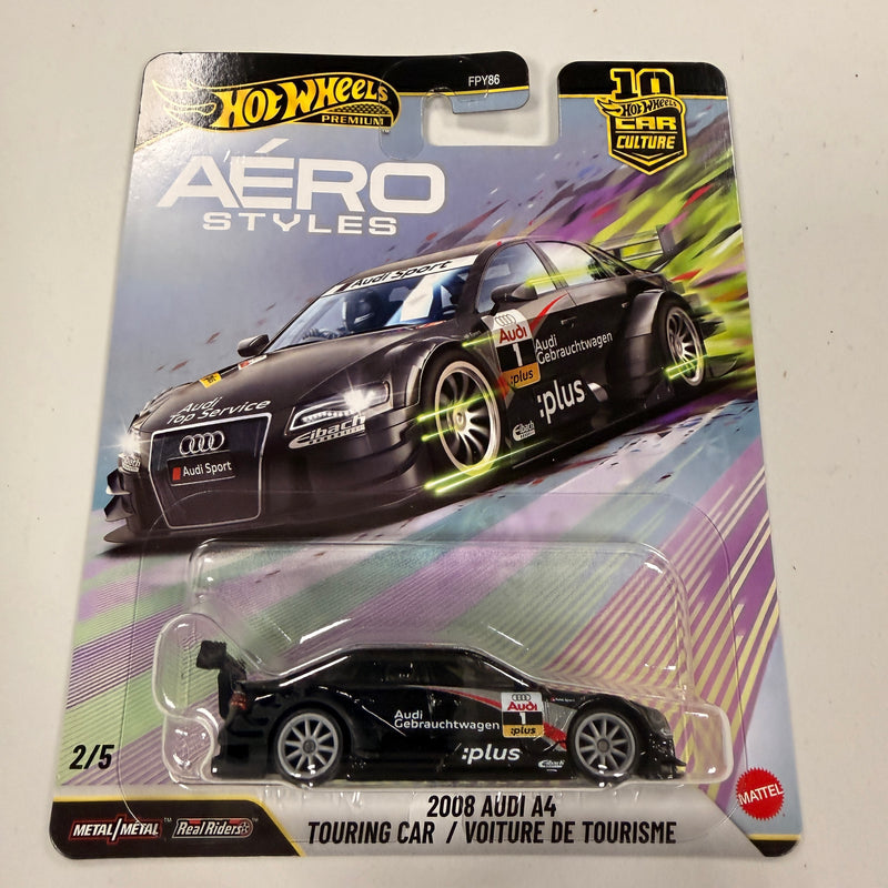 Hot Wheels Premium Car Culture Aero Styles 2008 Audi A4 Touring Car