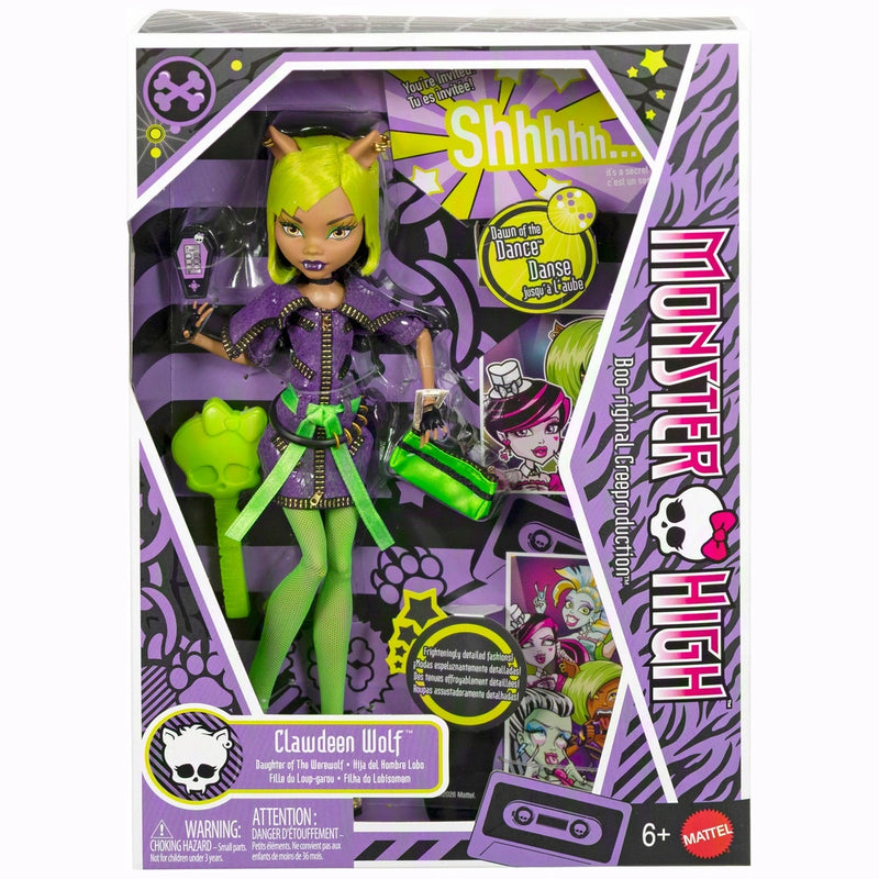 Monster High Dawn Of The Dance G1 Creeproduction Doll Clawdeen Wolf