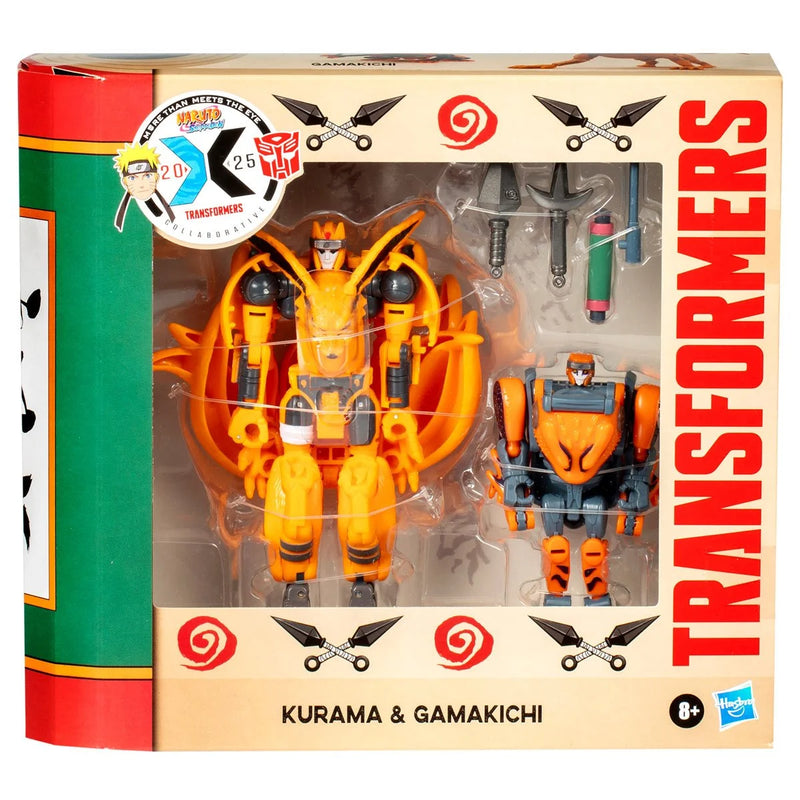 PRE-ORDER Transformers X Naruto Shippuden Kurama and Gamakichi