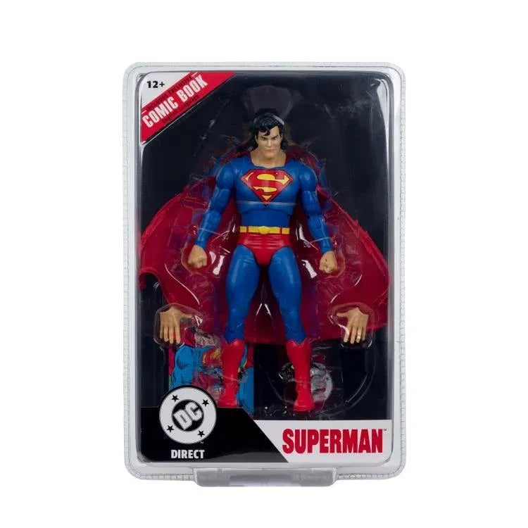DC Direct (McFarlane Platinum Edition) Superman With Comic Book