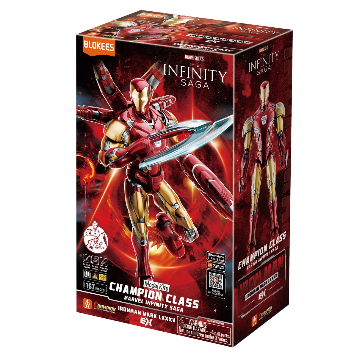 Marvel Infinity Saga Iron Man MK85 EX Champion Class CC01-EX Model