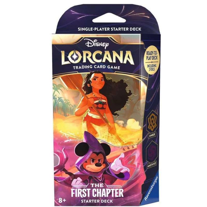 Disney Lorcana The First Chapter Starter Pack - Amber & Amethyst