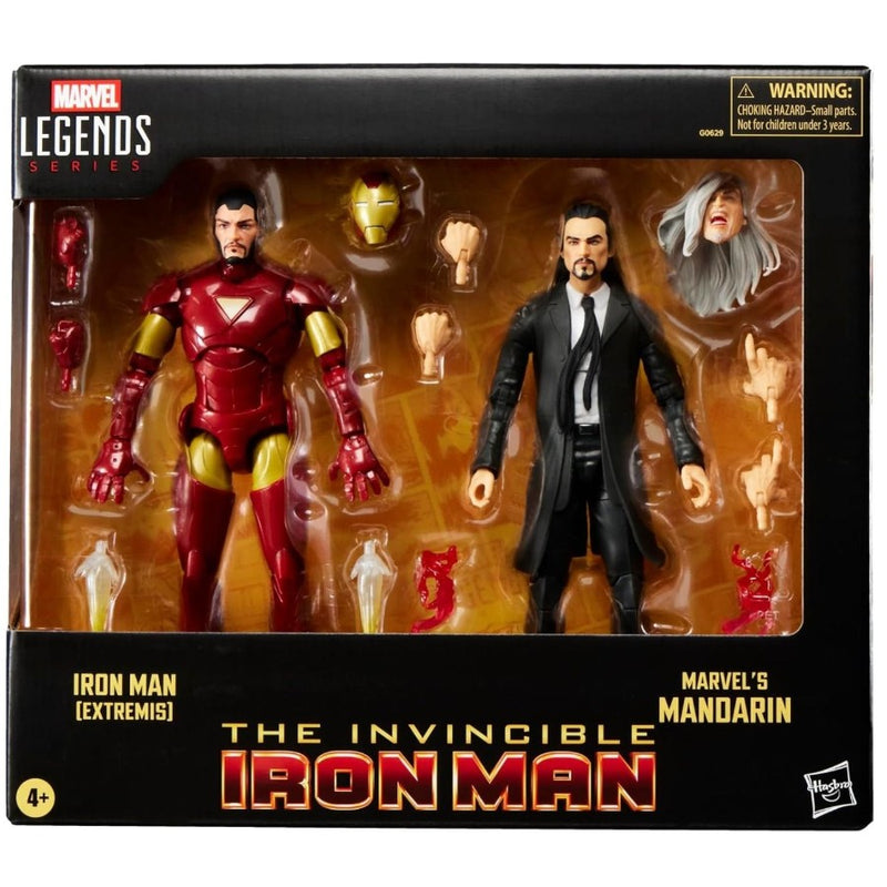 PRE-ORDER Marvel Legends (Invincible Iron Man) Iron Man Extremis & The Mandarin