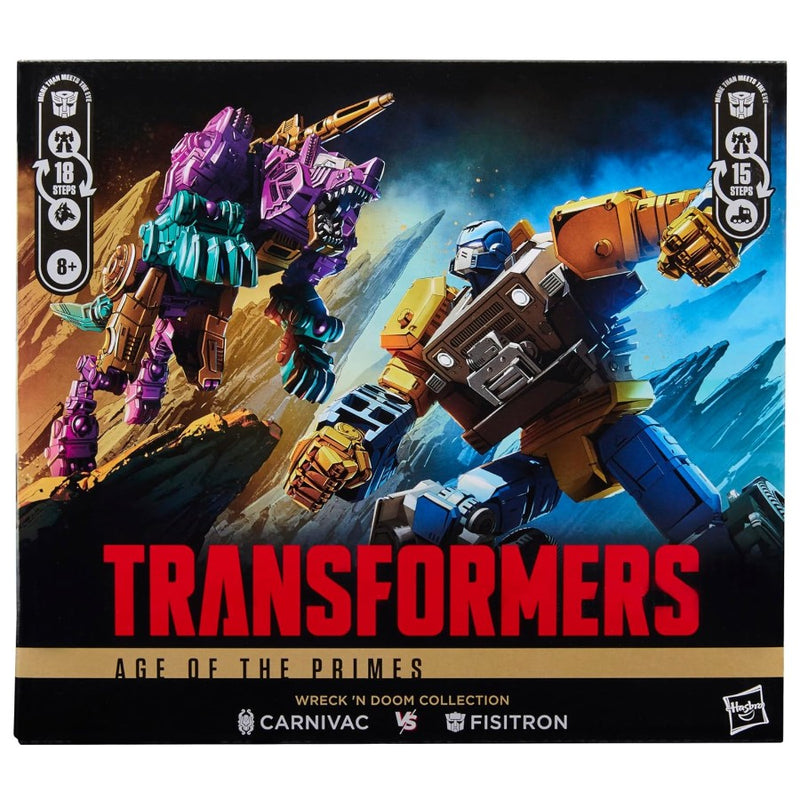 Transformers Age of the Primes Wreck & Doom Carnivac Vs Fisitron