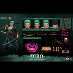 PRE-ORDER Jimei Palace x Pixel Poses One Piece Roronora Zoro 1/6 Scale Silicone Action Figure (Deluxe Version)