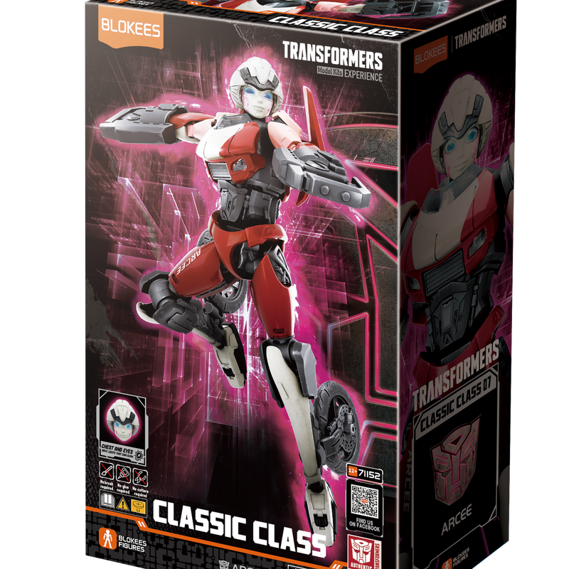 PRE-ORDER Transformers Blokees Classic Class Rise of the Beasts 13cm Arcee