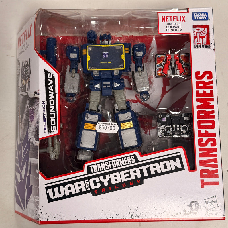 Transformers Netflix War For Cybertron Soundwave