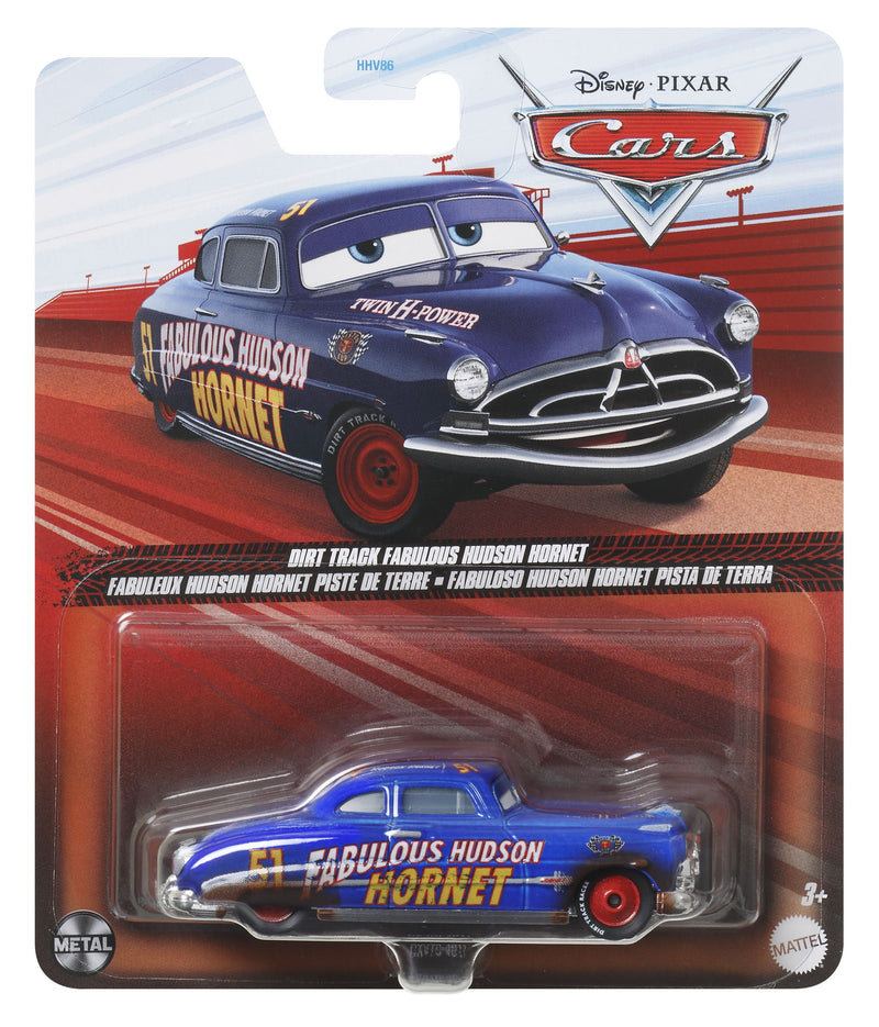 Disney Cars Die Cast Dirt Track Fabulous Hudson Hornet
