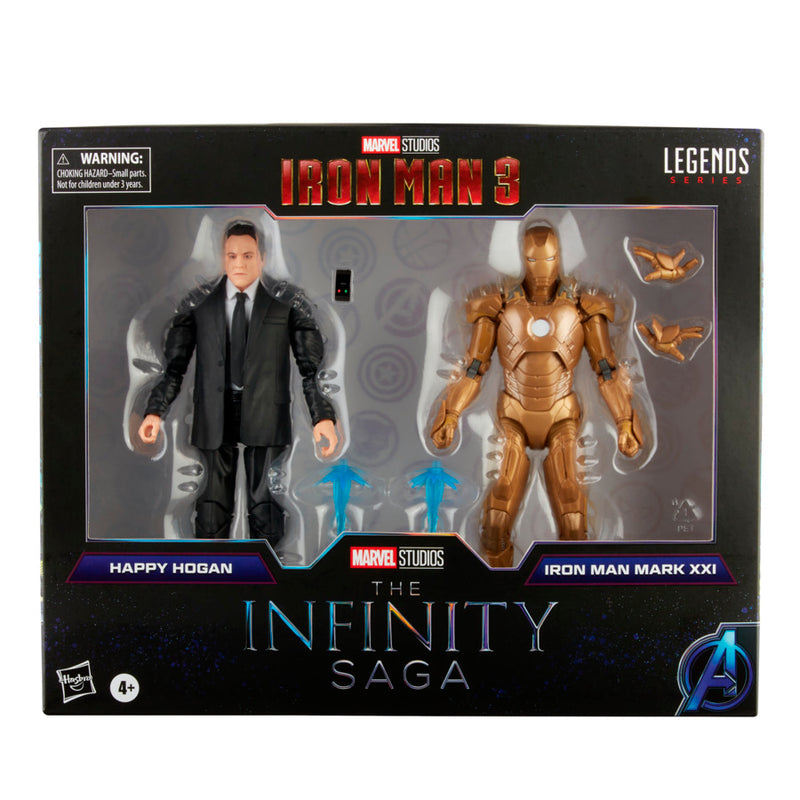 Marvel Legends Infinity Saga Happy Hogan & Iron Man MK XXI