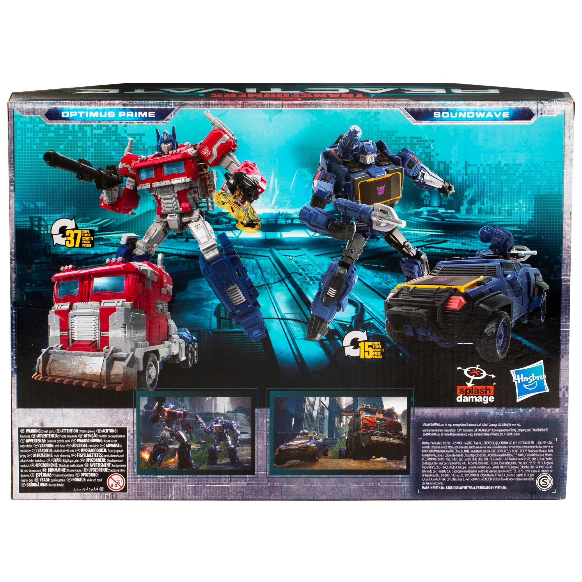 PRE-ORDER Transformers Reactivate Optimus Prime & Soundwave 2 Pack