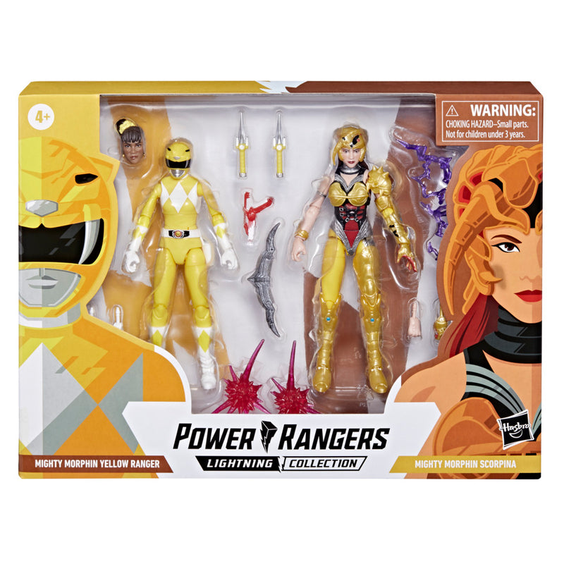 Power Rangers Lightning Collection Mighty Morphin Yellow Ranger & Scorpina