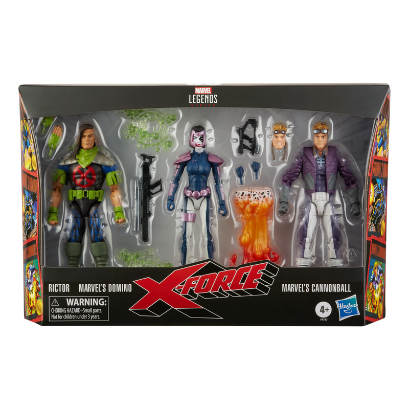 PRE-ORDER Marvel Legends X-Force 3 Pack - Rictor, Domino and Cannonball (MAXIMUM 1 PER CUSTOMER)