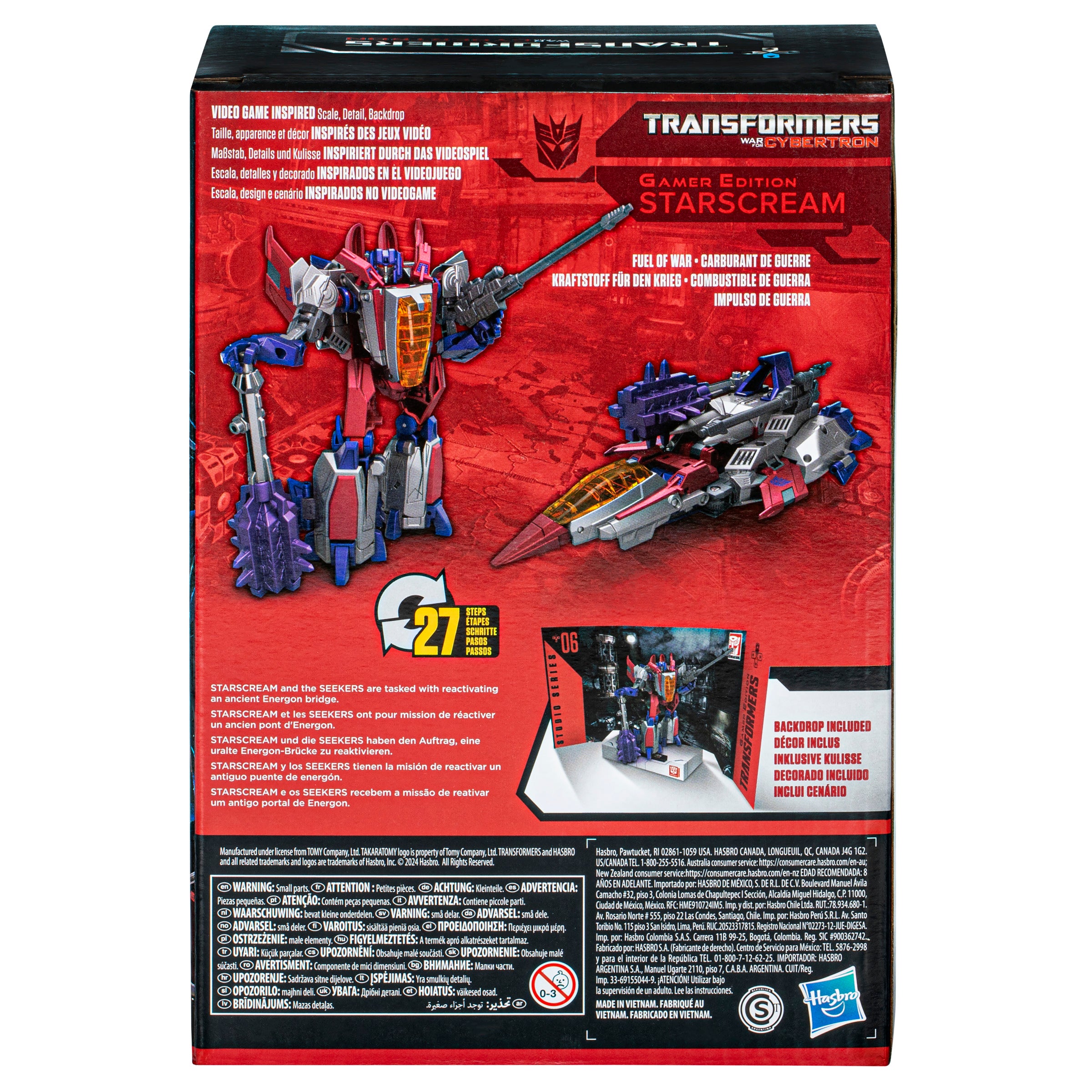 PRE-ORDER Transformers Studio Series (Gamer Edition) Voyager Starscream
