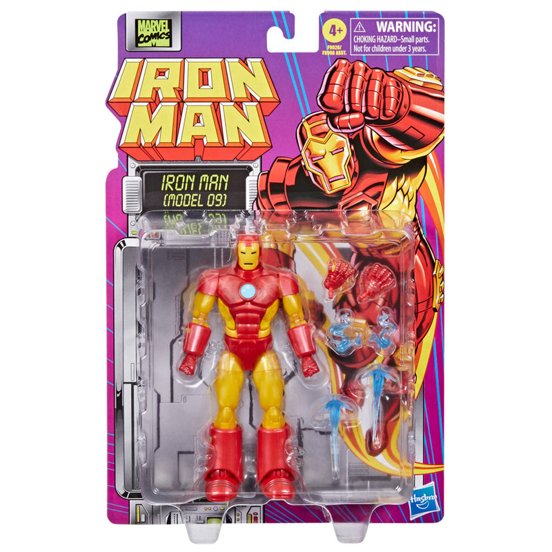 Marvel Legends Iron Man Retro Iron Man Model 09