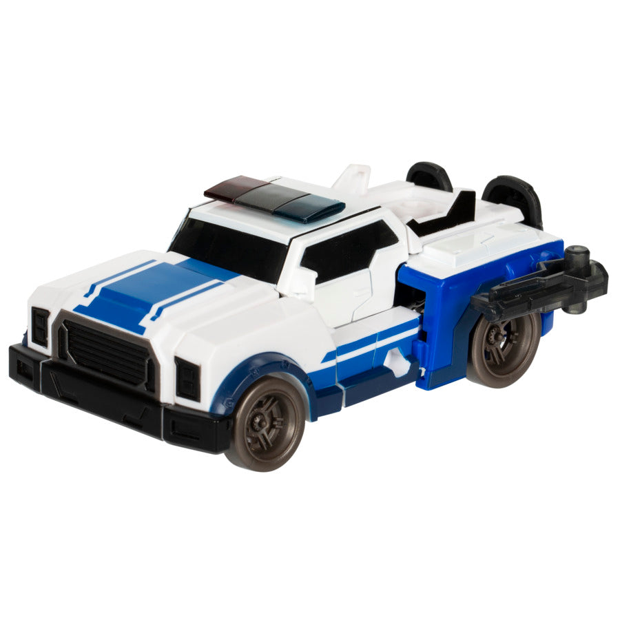 Transformers Legacy United Strongarm – Action Figure 14 Cm, Convertibile In SUV Polizia, Da 8 Anni