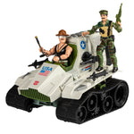 Transformers X G.I. Joe - Kup Triple T With Leatherneck & Sgt Slaughter