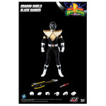 ThreeZero Mighty Morphin Power Rangers - FigZero 1/6 Dragon Shield Black Ranger