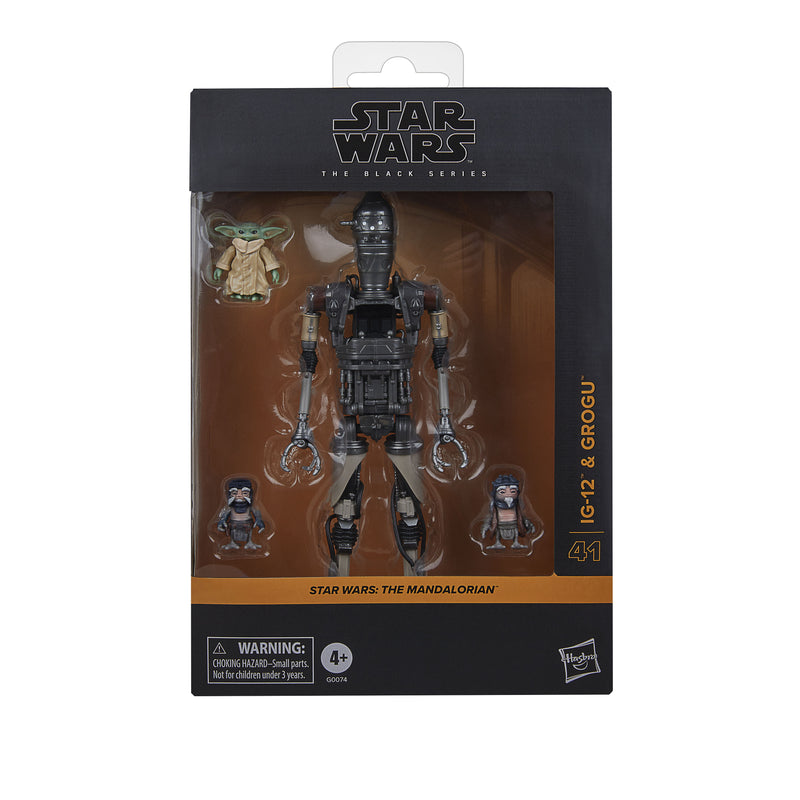 PRE-ORDER Star Wars Black Series Deluxe (The Mandalorian) IG-12 & Grogu