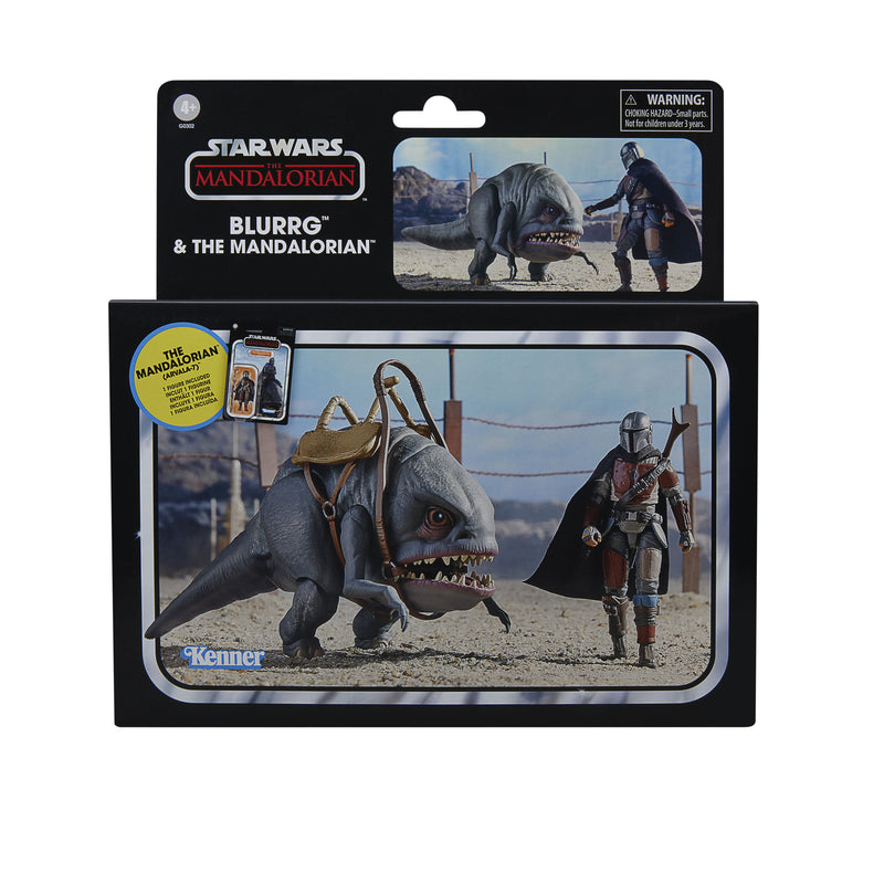 Star Wars Vintage Collection (The Mandalorian) Blurrg & Mandalorian (Arvala-7)