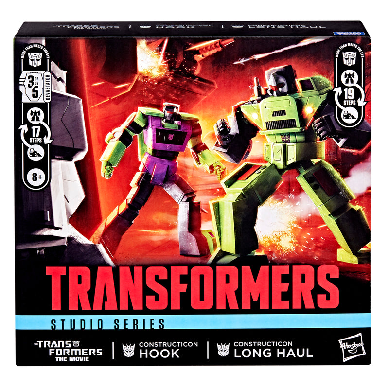 PRE-ORDER Transformers Studio Series (86 Movie) Commander Constructicons Hook & Long Haul