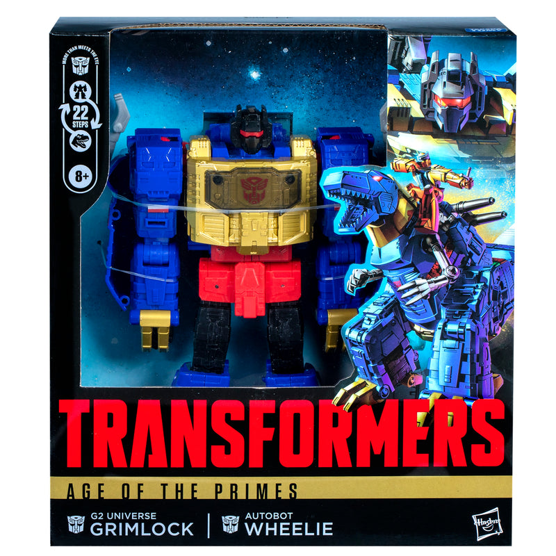 PRE-ORDER Transformers Age of the Primes Leader (G2 Universe) Grimlock & Wheelie