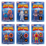 PRE-ORDER Marvel Legends Retro Set of 6 - Wolverine, Spidey, Cap, Titania, Beyonder & Iron Man