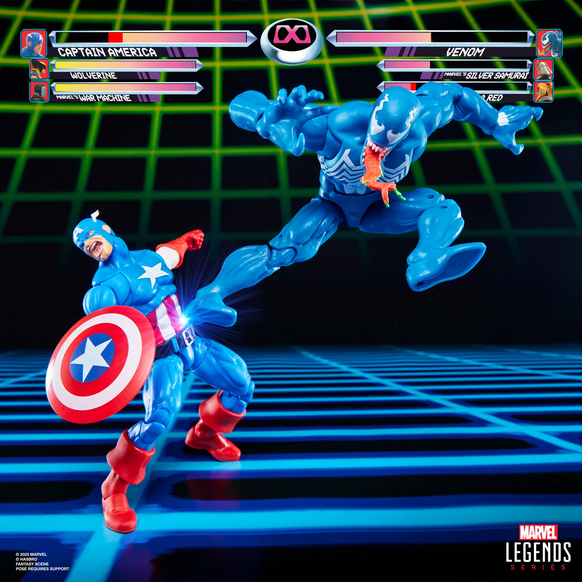 PRE-ORDER Marvel Legends Gamerverse Captain America Vs Venom