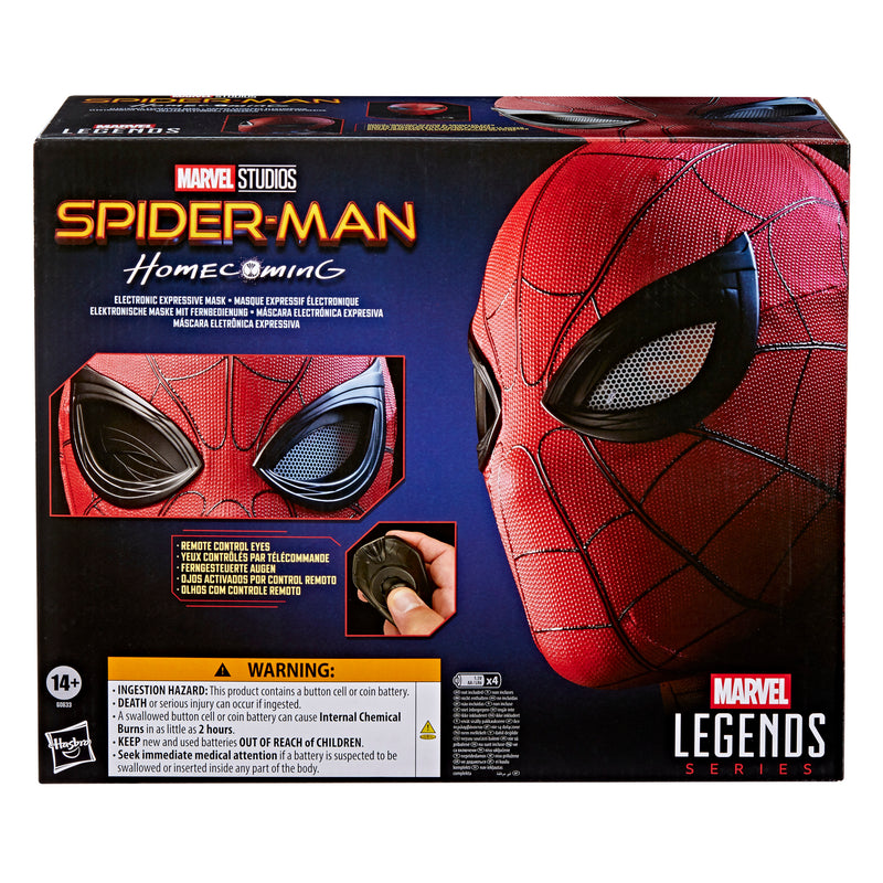 PRE-ORDER Marvel Legends Spider-Man Homecoming Electronic Expressive Mask