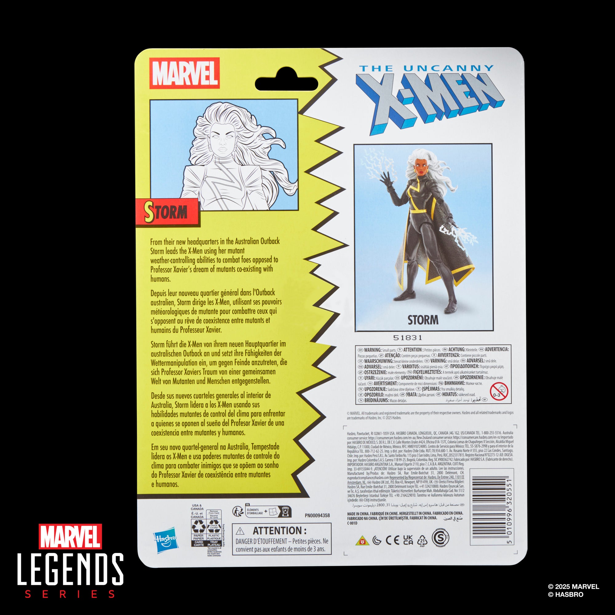 PRE-ORDER Marvel Legends Retro X-Men Storm MAXIMUM 1 PER CUSTOMER