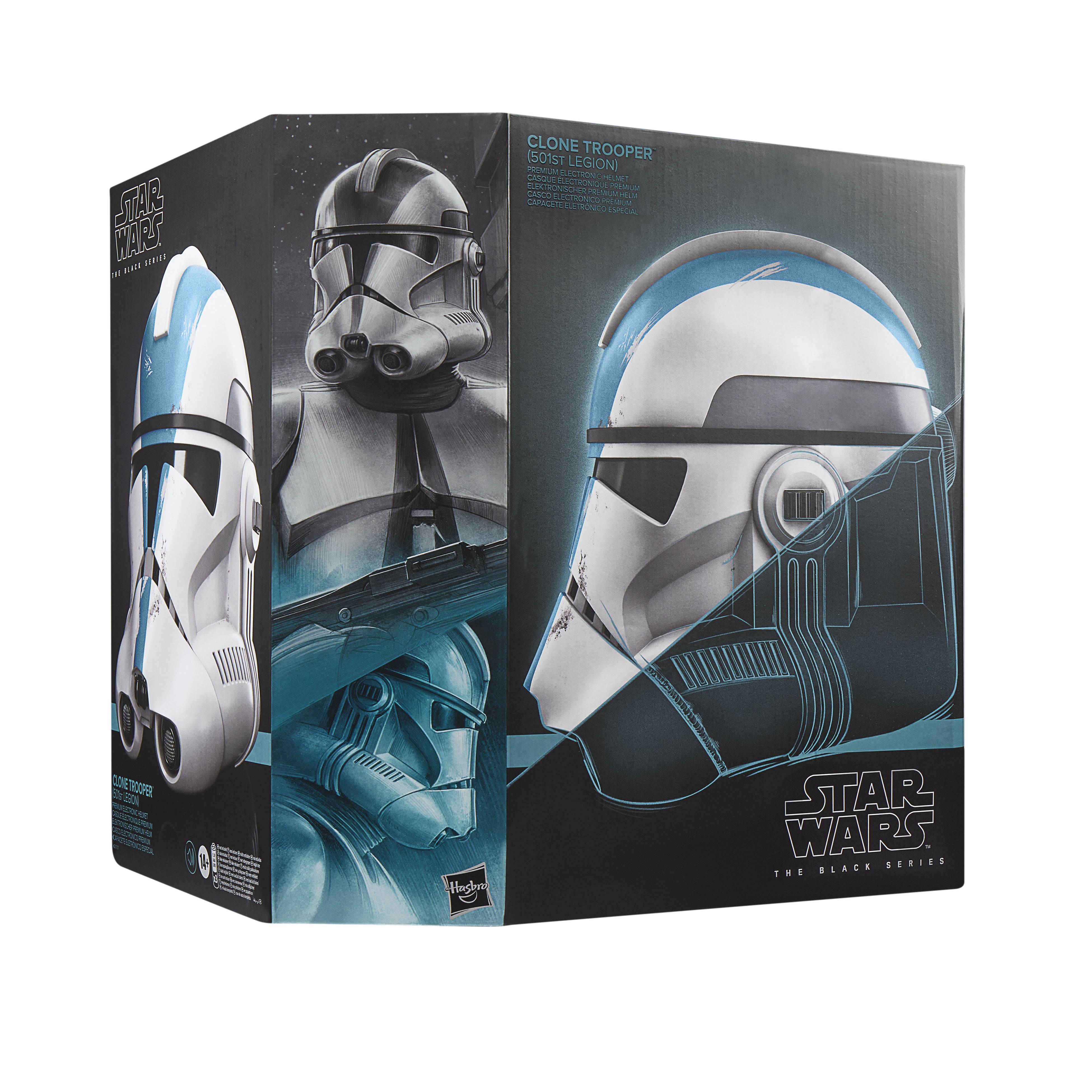 PRE-ORDER Star Wars Black Series Clone Trooper 501st Legion Premium Roleplay Helmet