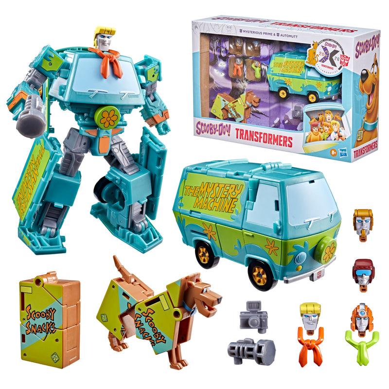 PRE-ORDER Transformers X Scooby Doo Mysterious Prime & Automutt