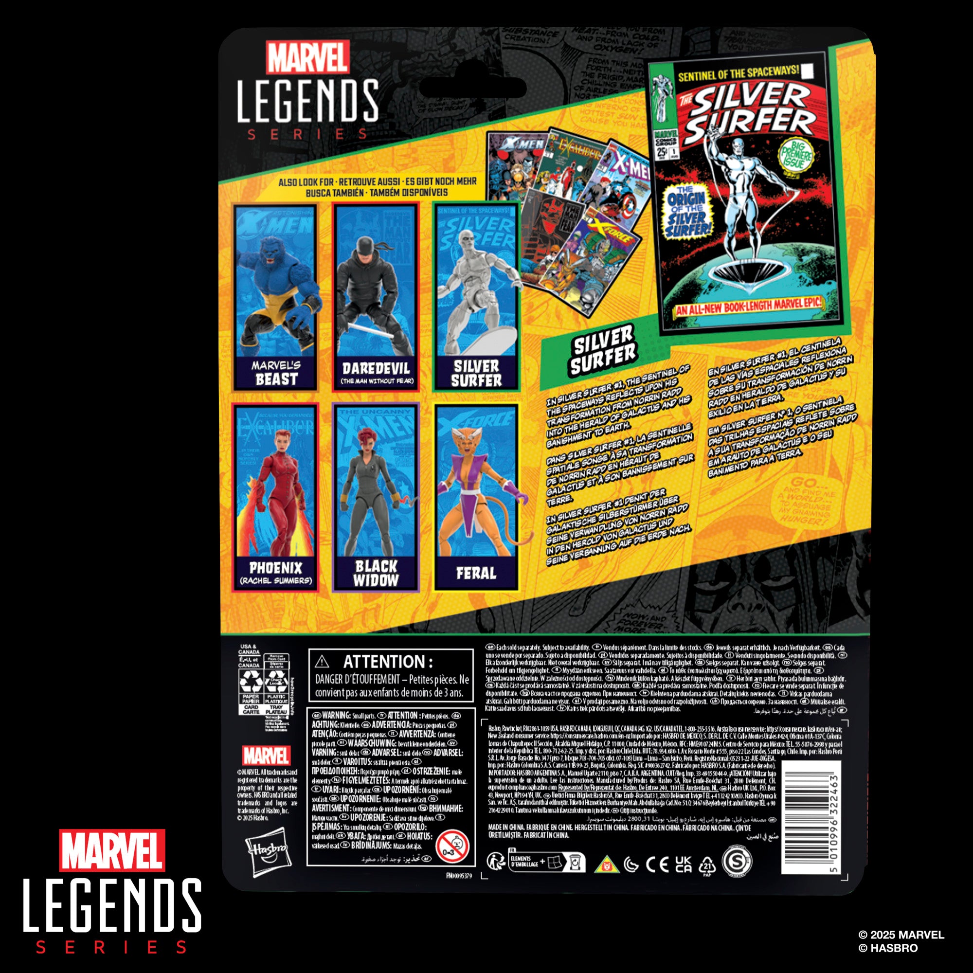 PRE-ORDER Marvel Legends Mini Comic Wave 2 Silver Surfer