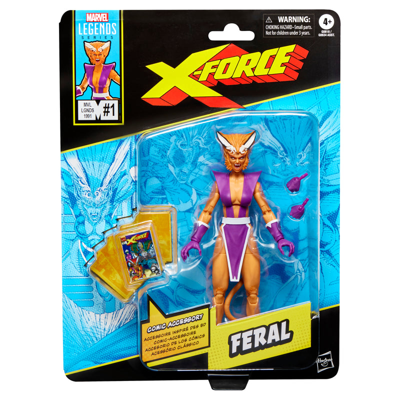 PRE-ORDER Marvel Legends Mini Comic Wave 2 X-Force Feral