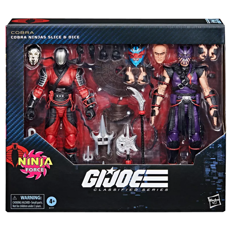PRE-ORDER G.I. Joe Classified Series Cobra Ninja's Slice & Dice
