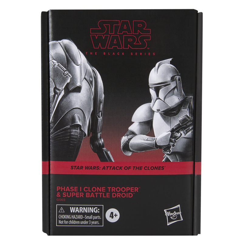 Star Wars Black Series (Attack Of The Clones) Phase 1 Clone Trooper & Super Battle Droid