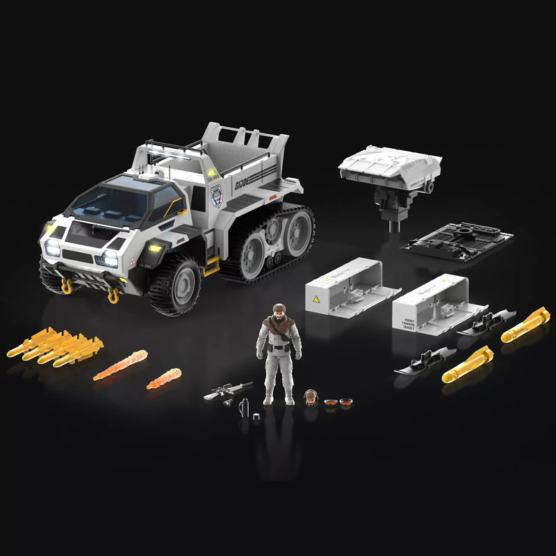 G.I. Joe Haslab Snow C.A.T. (Combat All-Terrain) Vehicle With Farley "Frostbite" Seward