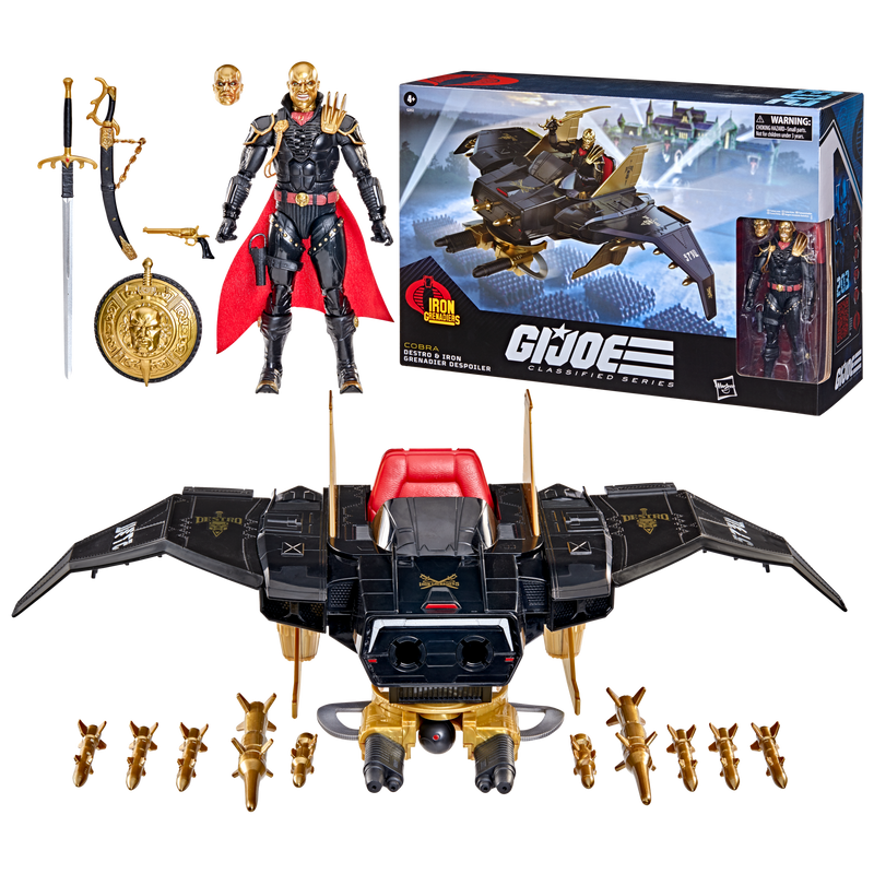 PRE-ORDER G.I. Joe Classified Series Destro & Iron Grenadier Despoiler