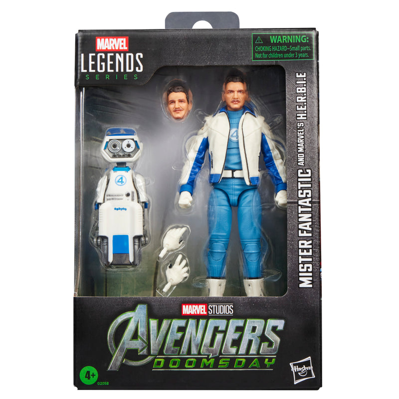 PRE-ORDER Marvel Legends Doomsday Mr Fantastic & H.E.R.B.I.E
