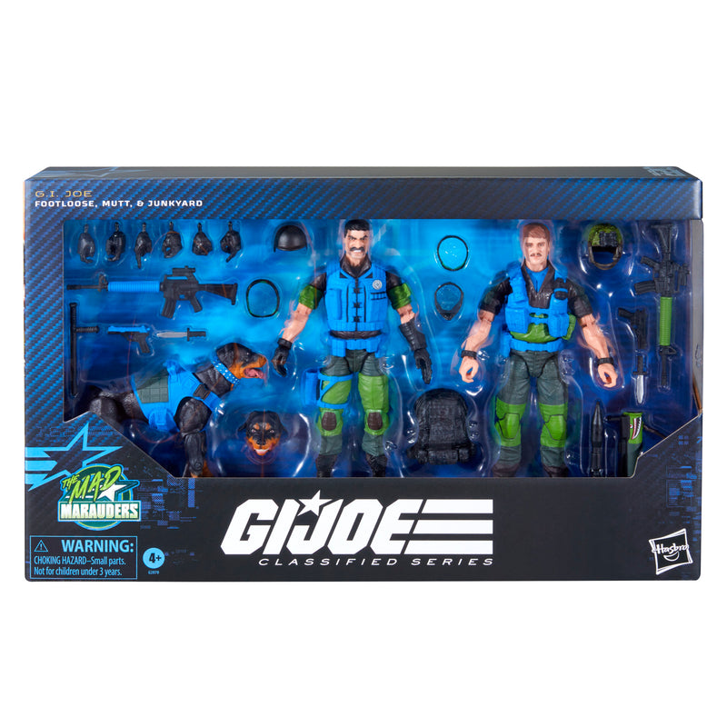 PRE-ORDER G.I. Joe Classified Series The Mad Marauders Footloose, Mutt & Junkyard