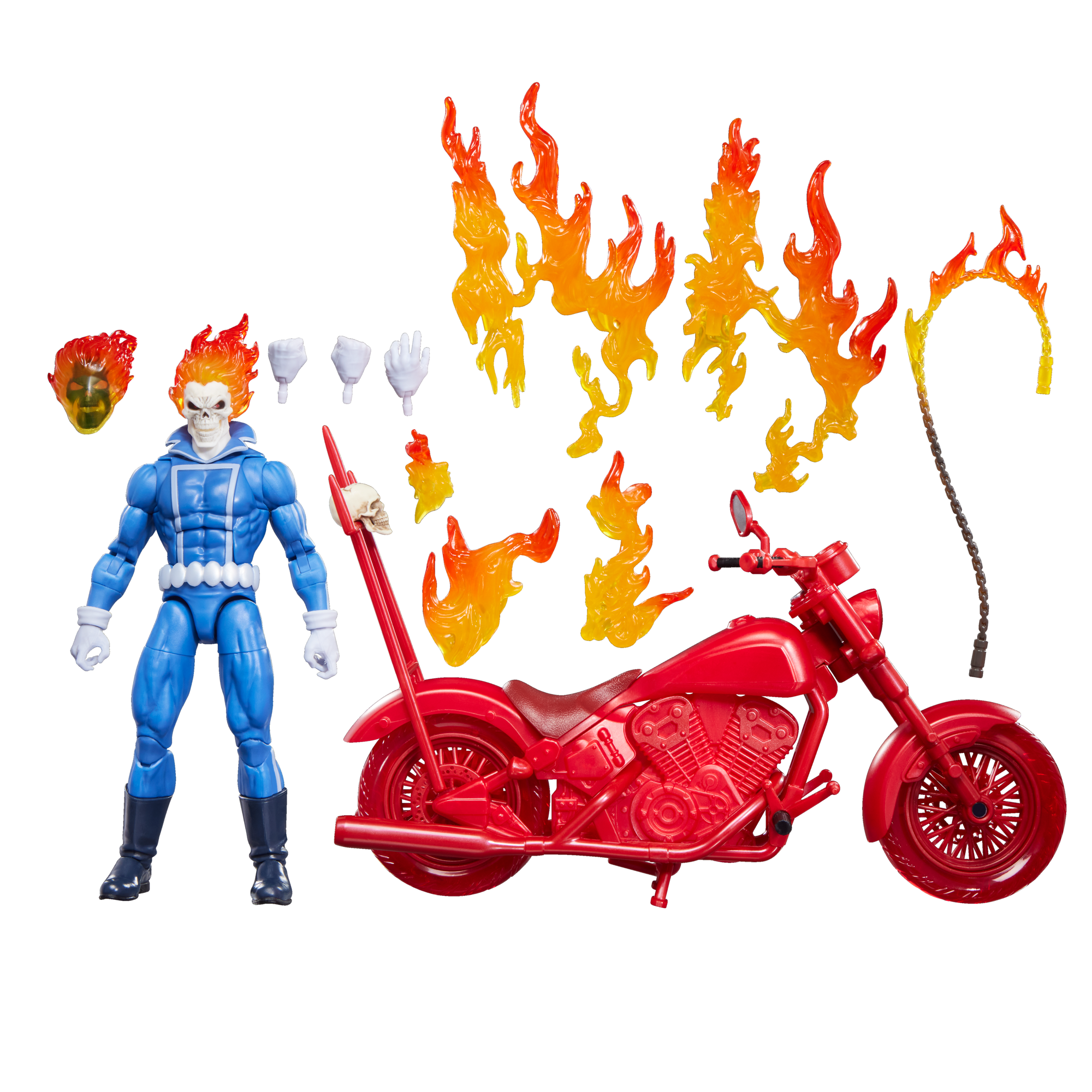 PRE-ORDER Marvel Legends Deluxe Ghost Rider & Flaming Motorcycle