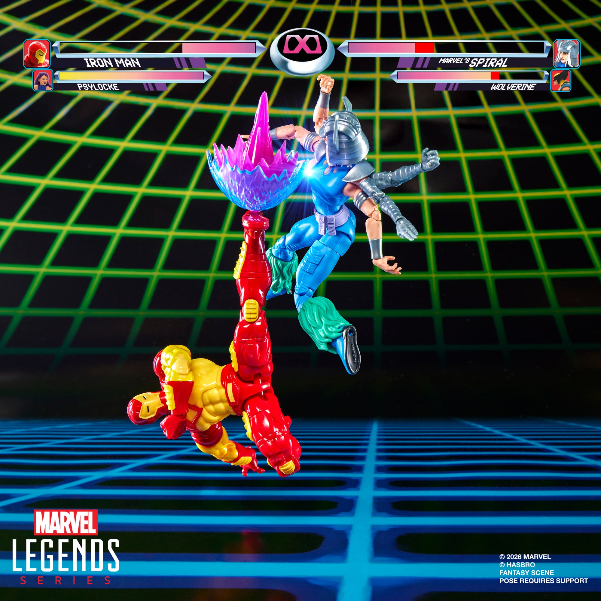 PRE-ORDER Marvel Legends (Marvel Games) Iron Man Vs Spiral