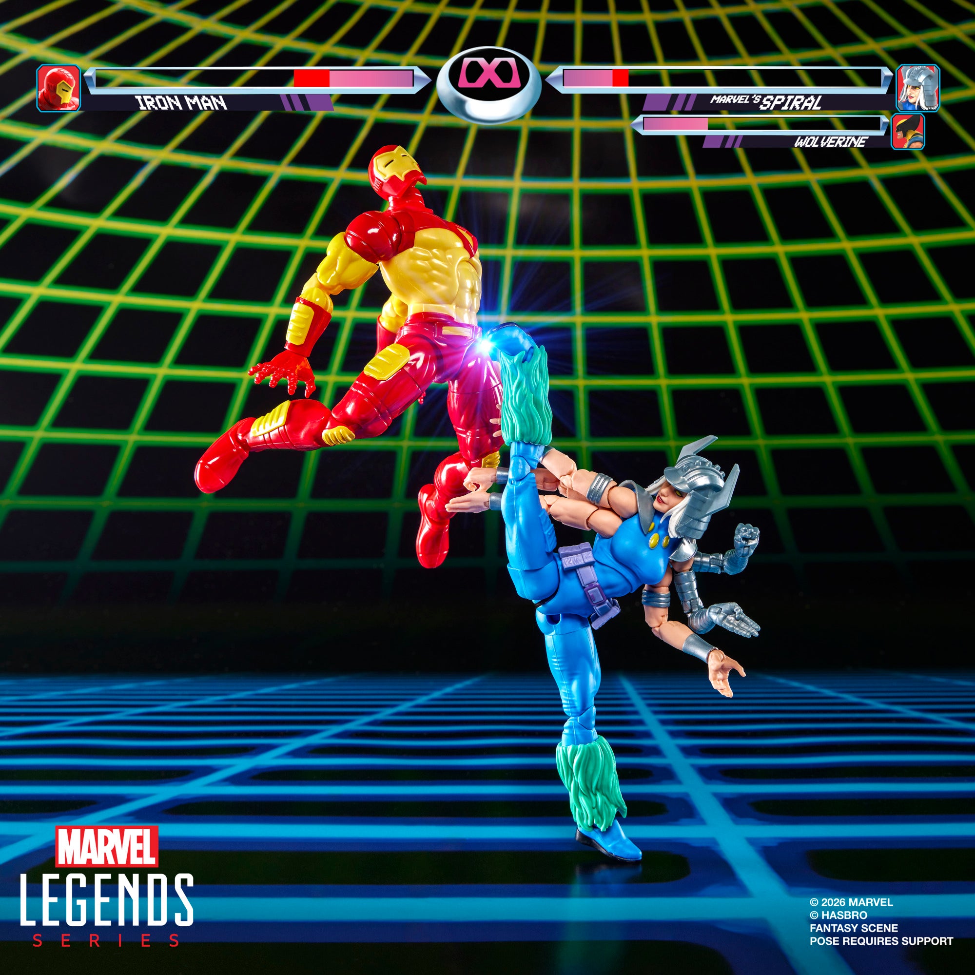 PRE-ORDER Marvel Legends (Marvel Games) Iron Man Vs Spiral