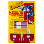 Transformers SDCC Optimus Prime & Cereal Box Jazz Set