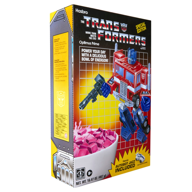 Transformers SDCC Optimus Prime & Cereal Box Jazz Set
