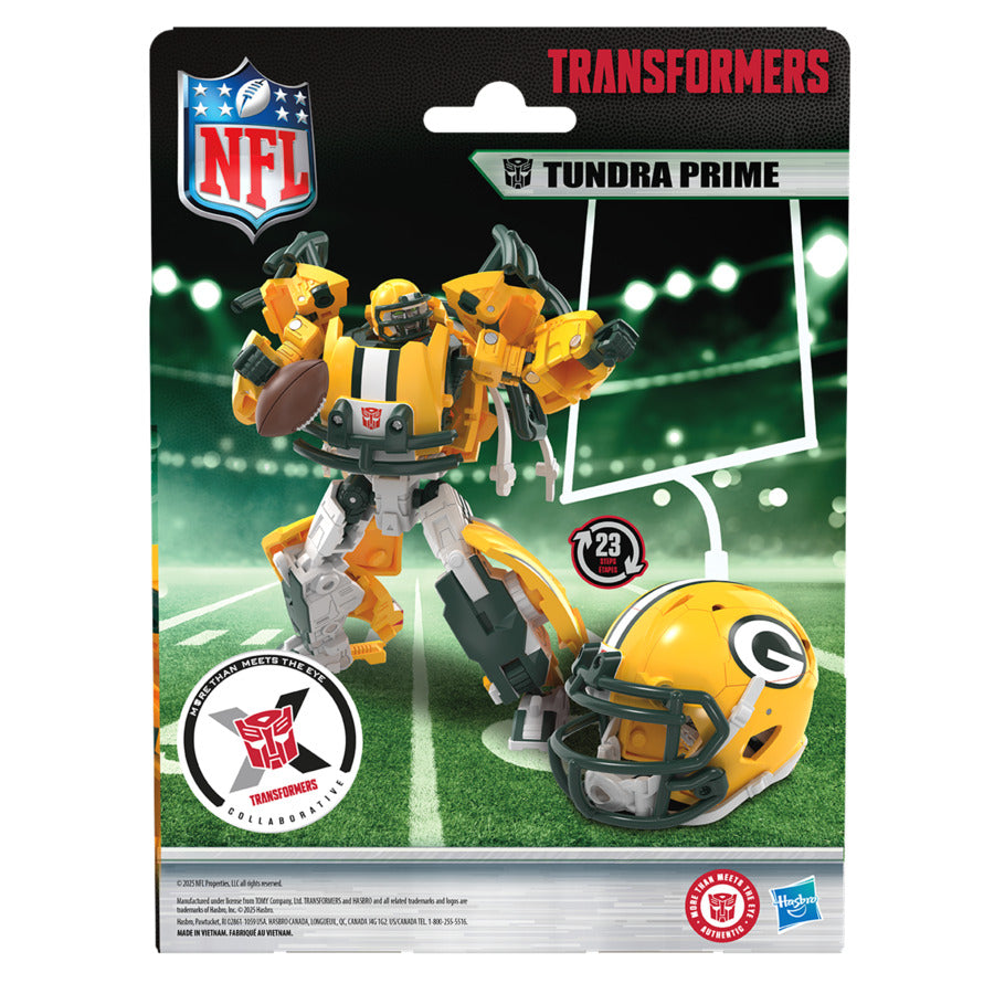 Transformers X NFL Collab Green Bay Packers Tundra Prime – In Demand Toys