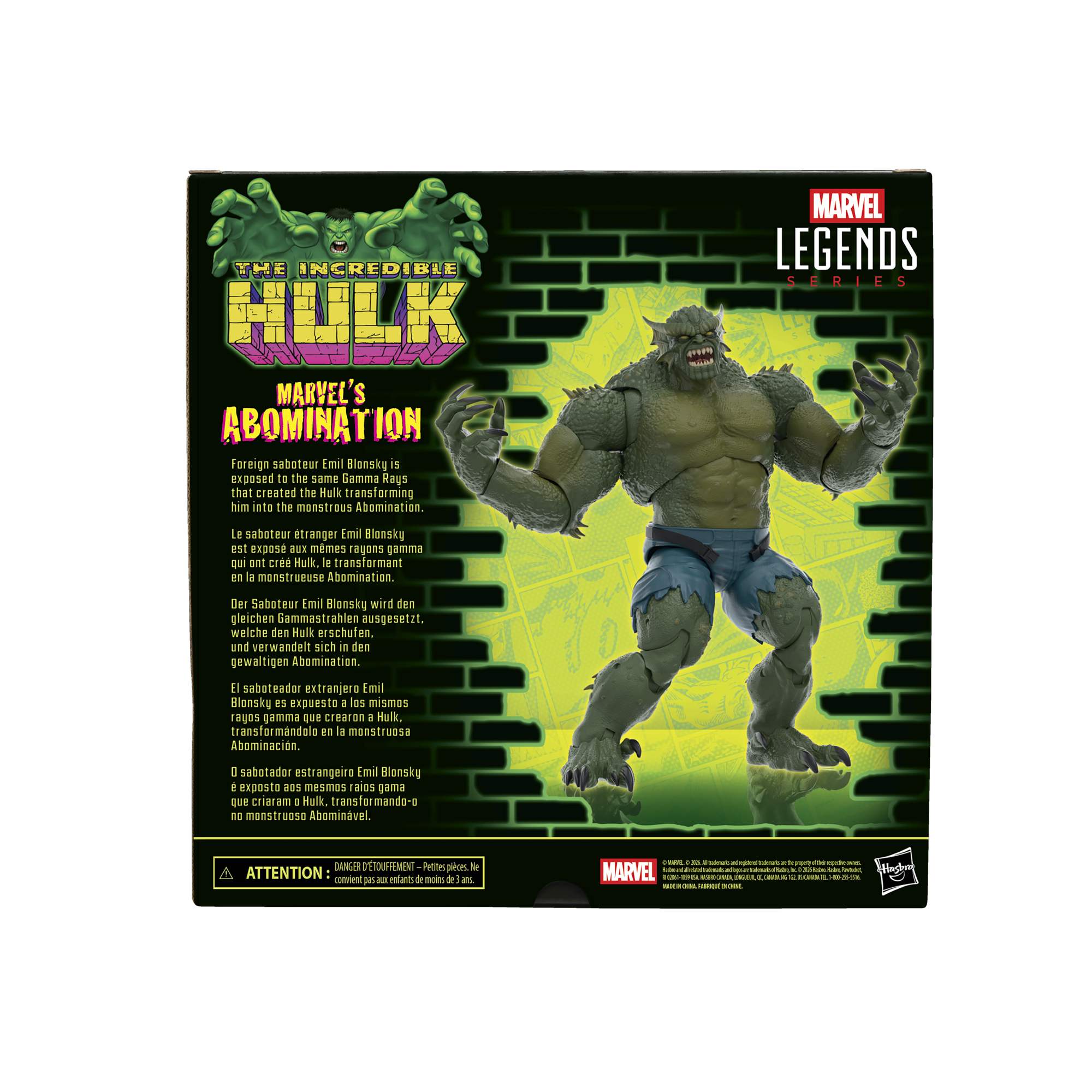 Marvel Legends The Incredible Hulk Deluxe Abomination